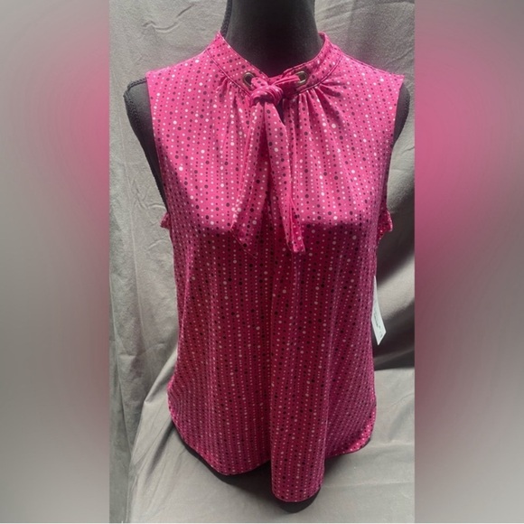 Liz Claiborne blazer and blouse set Fuchsia Black sz M 6 NWT - Picture 10 of 11